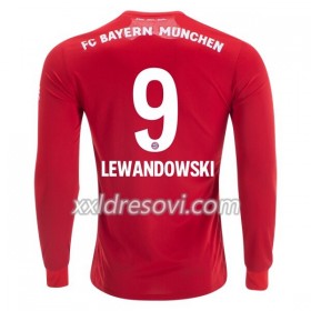 FC Bayern München Robert Lewandowski 9 Domaći Nogometni Dres 2019-2020 Dugim Rukavima